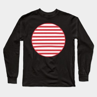 Christmas Candy Cane Stripes Long Sleeve T-Shirt